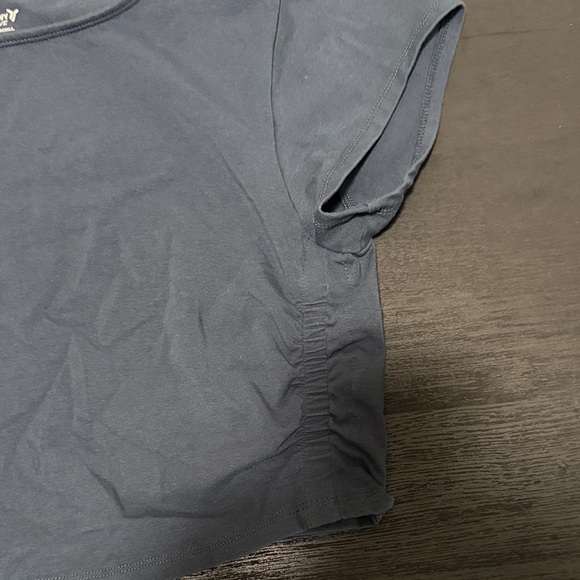 Old Navy Slate Blue Crop Top - Picture 3 of 3